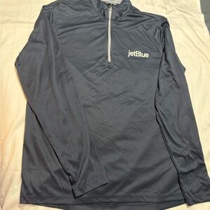 Men's JetBlue Navy Quarter-Zip Pullover